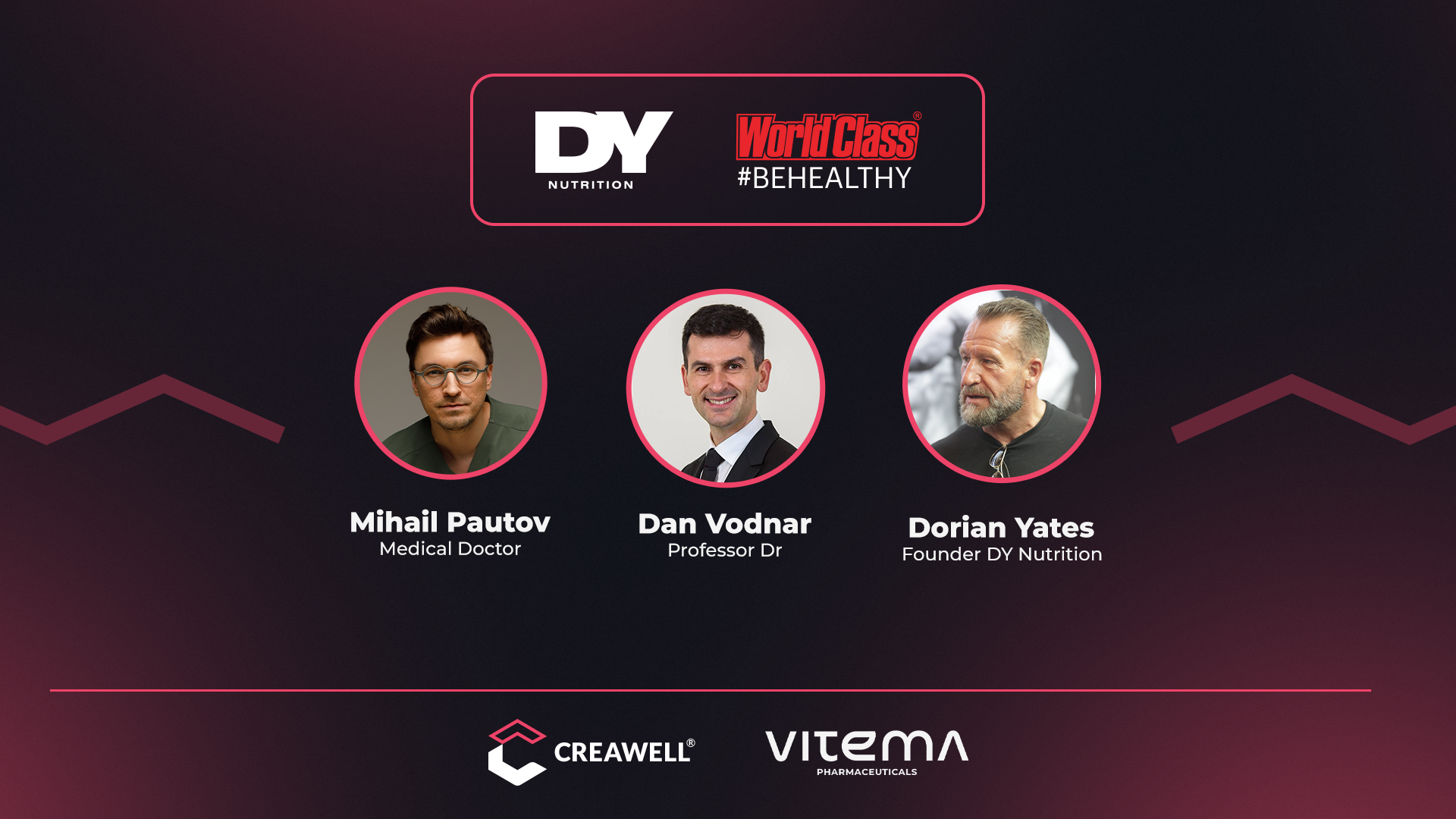 DY Nutrition and World Class brought together top experts such as Professor Dr Dan Vodnar, Dr Mihail Pautov, and legendary bodybuilder Dorian Yates, at an event dedicated to longevity