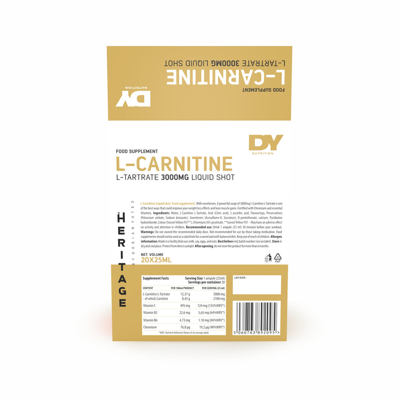 Liquid L-Carnitine L-Tartrate 20x25 ml