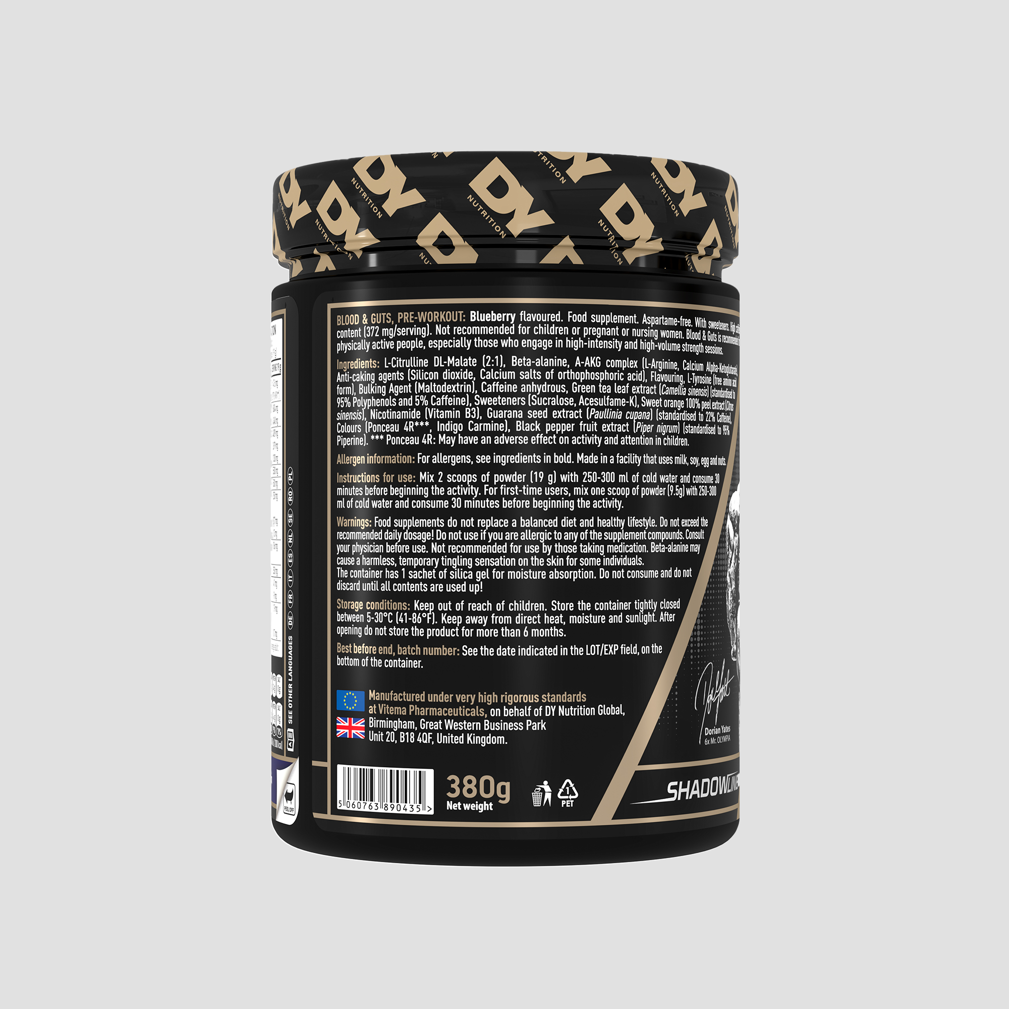 Blood & Guts Pre-Workout - 20 Servings