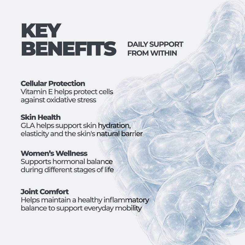 Borage Oil + Vitamin E DY Life, 30 Softgels, 30 Servings