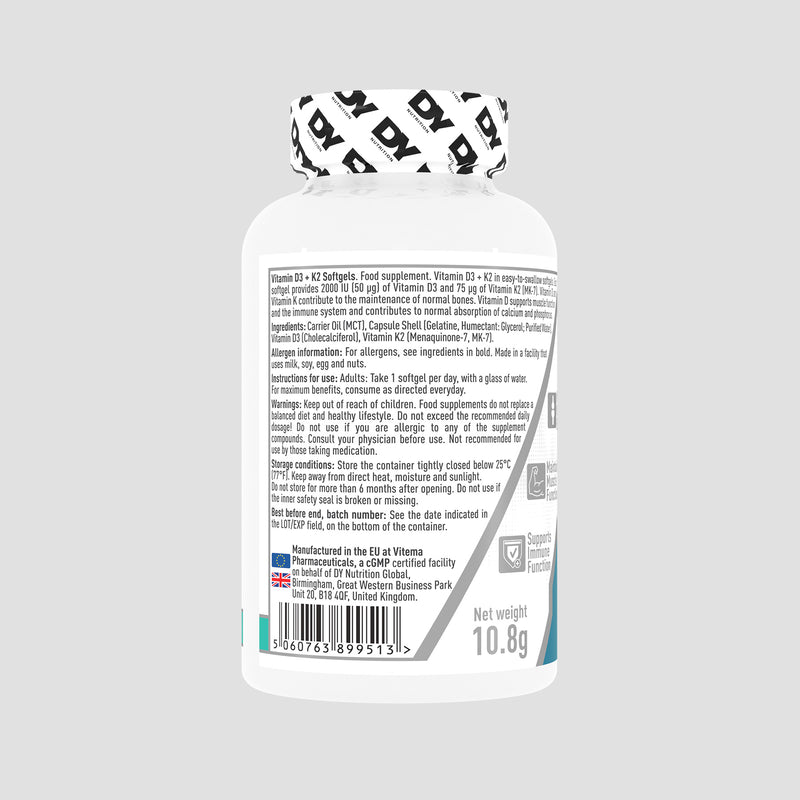 Vitamin D3+K2 Capsules