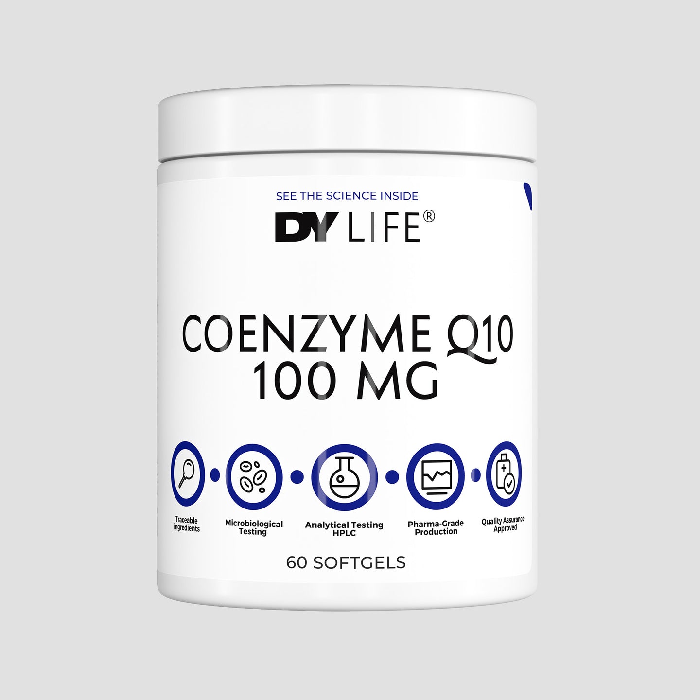 Coenzyme Q10 100 mg DY Life, 60 Softgels, 60 Servings