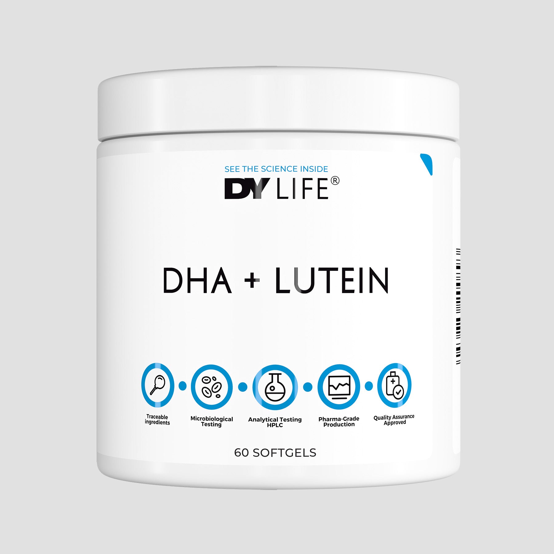 DHA+Lutein DY Life, 60 Softgels, 30 Servings