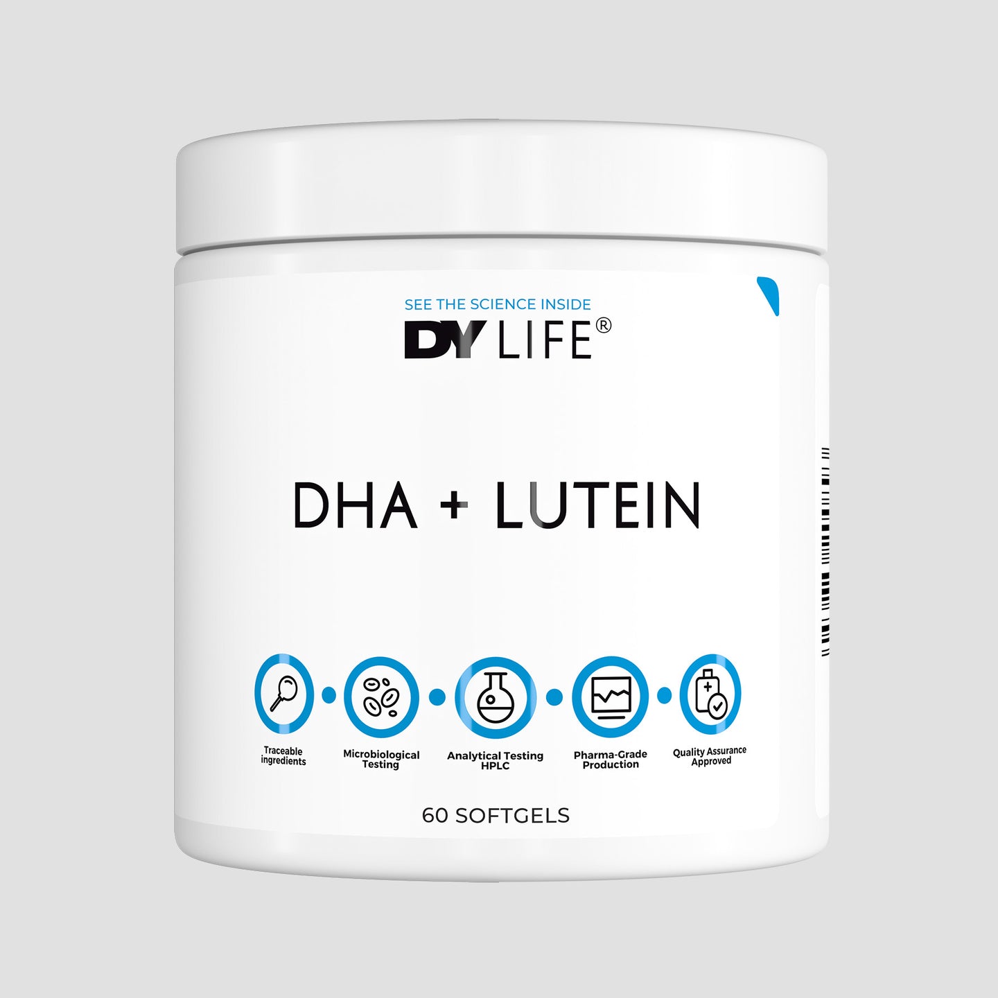 DHA+Lutein DY Life, 60 Softgels, 30 Servings