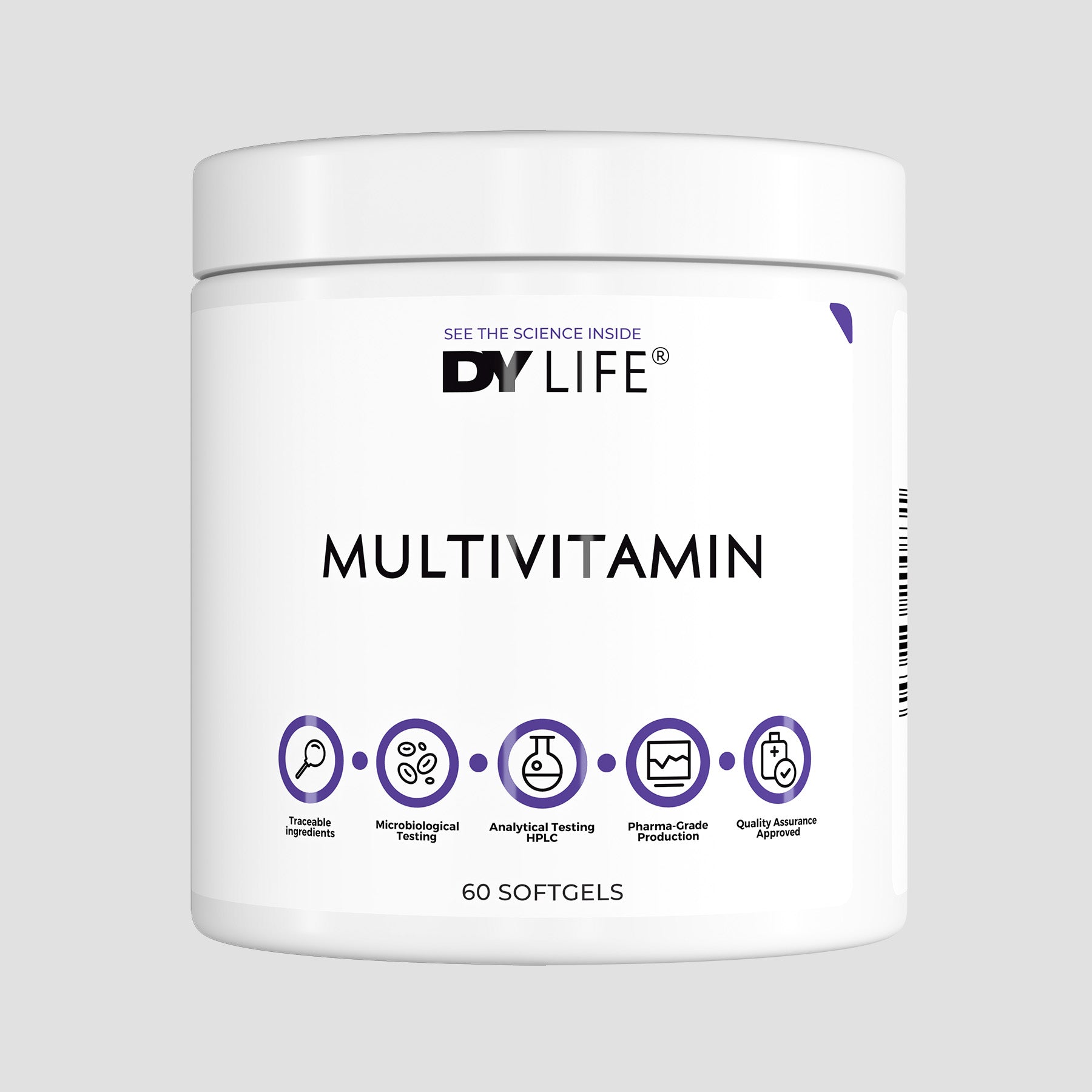 Multivitamin DY Life, 60 Softgels, 30 Servings