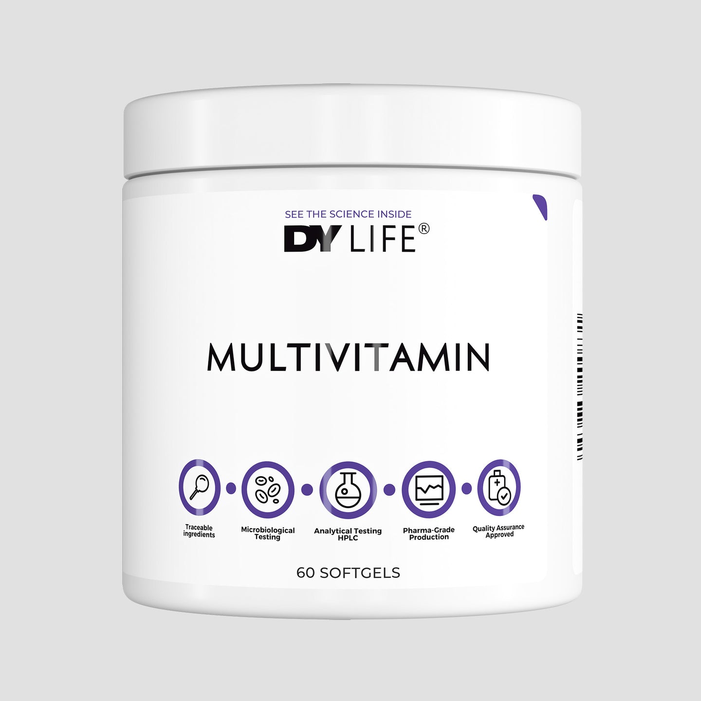 Multivitamin DY Life, 60 Softgels, 30 Servings