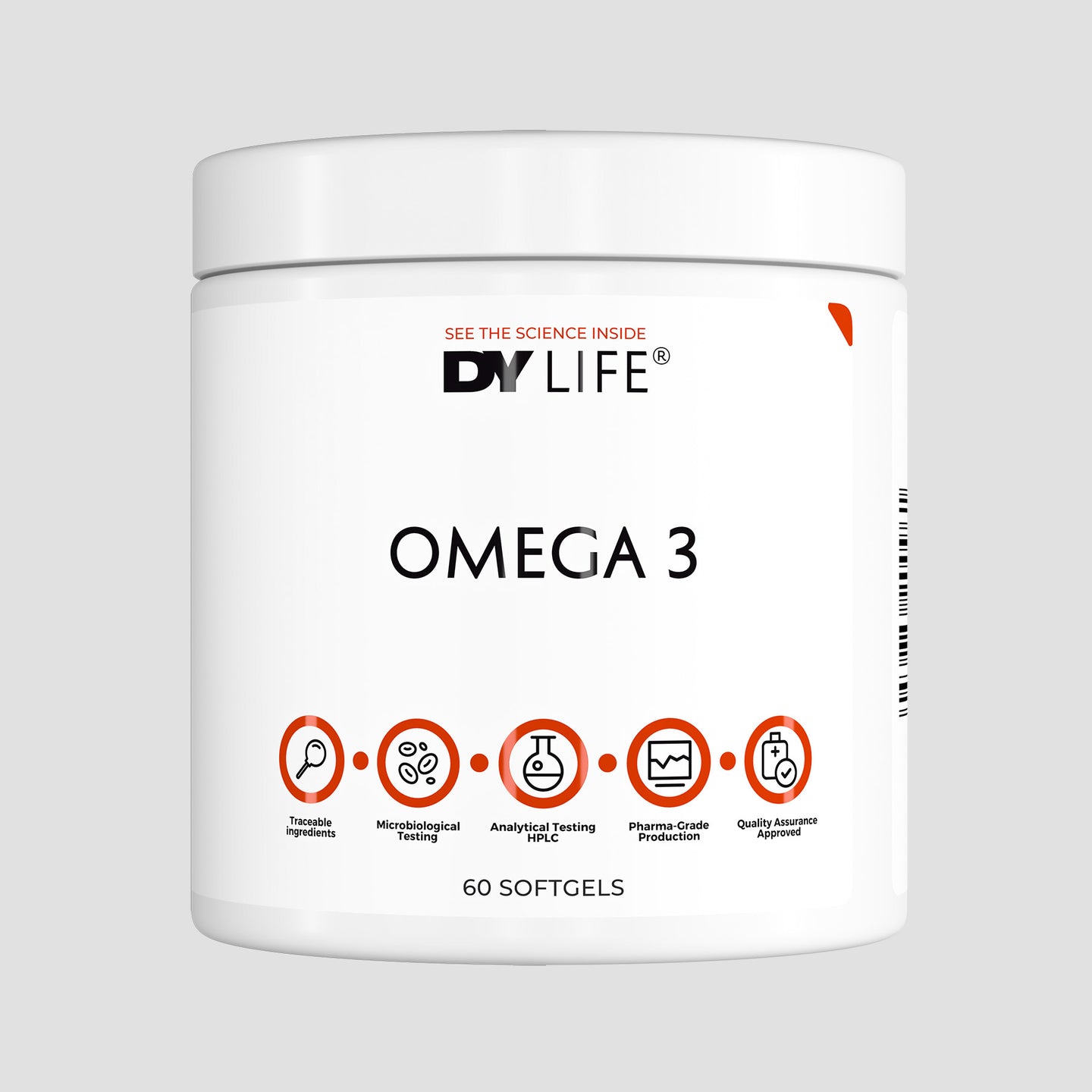 Omega 3 DY Life, 60 Softgels, 30 Servings