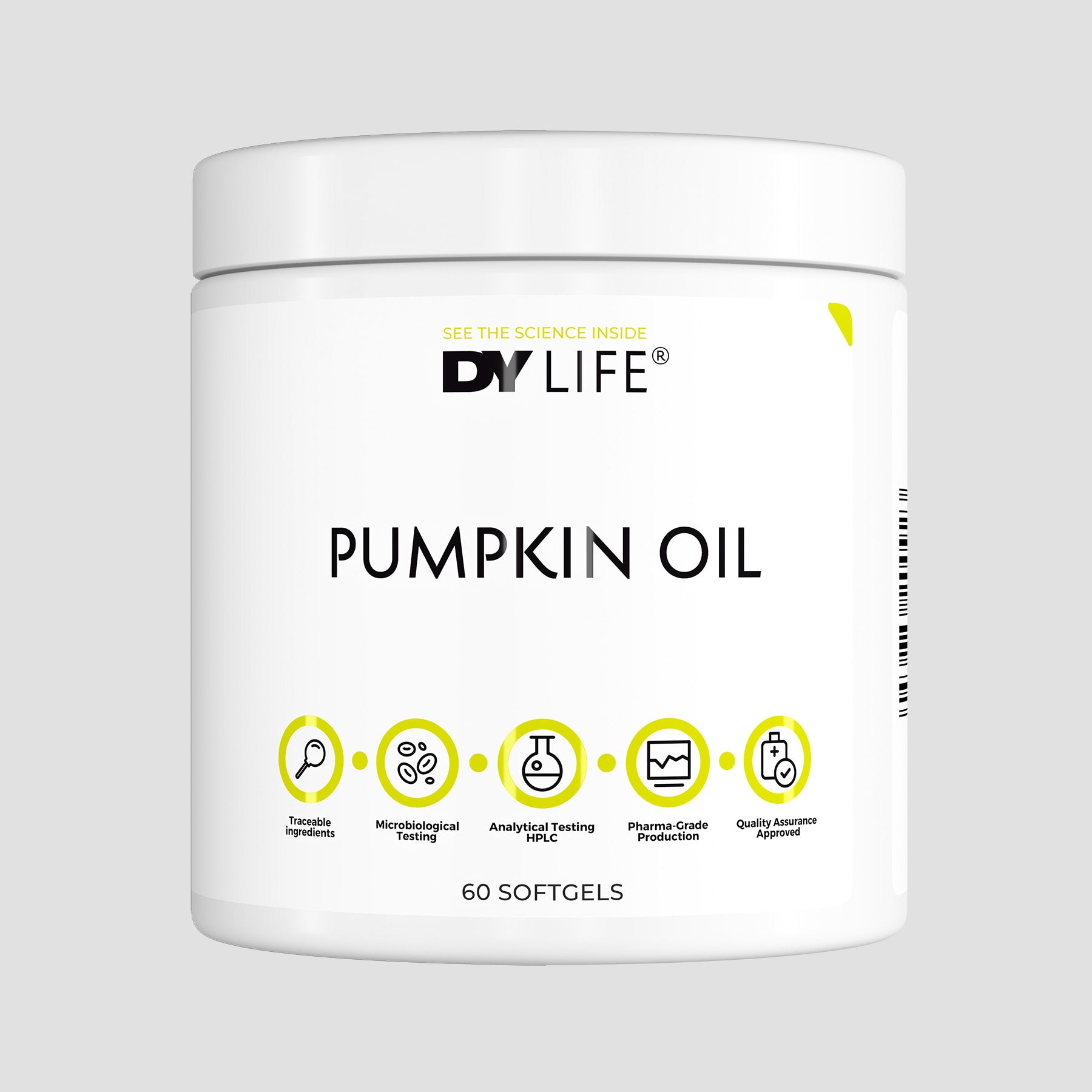 Pumpkin Oil DY Life, 60 Softgels, 60 Servings