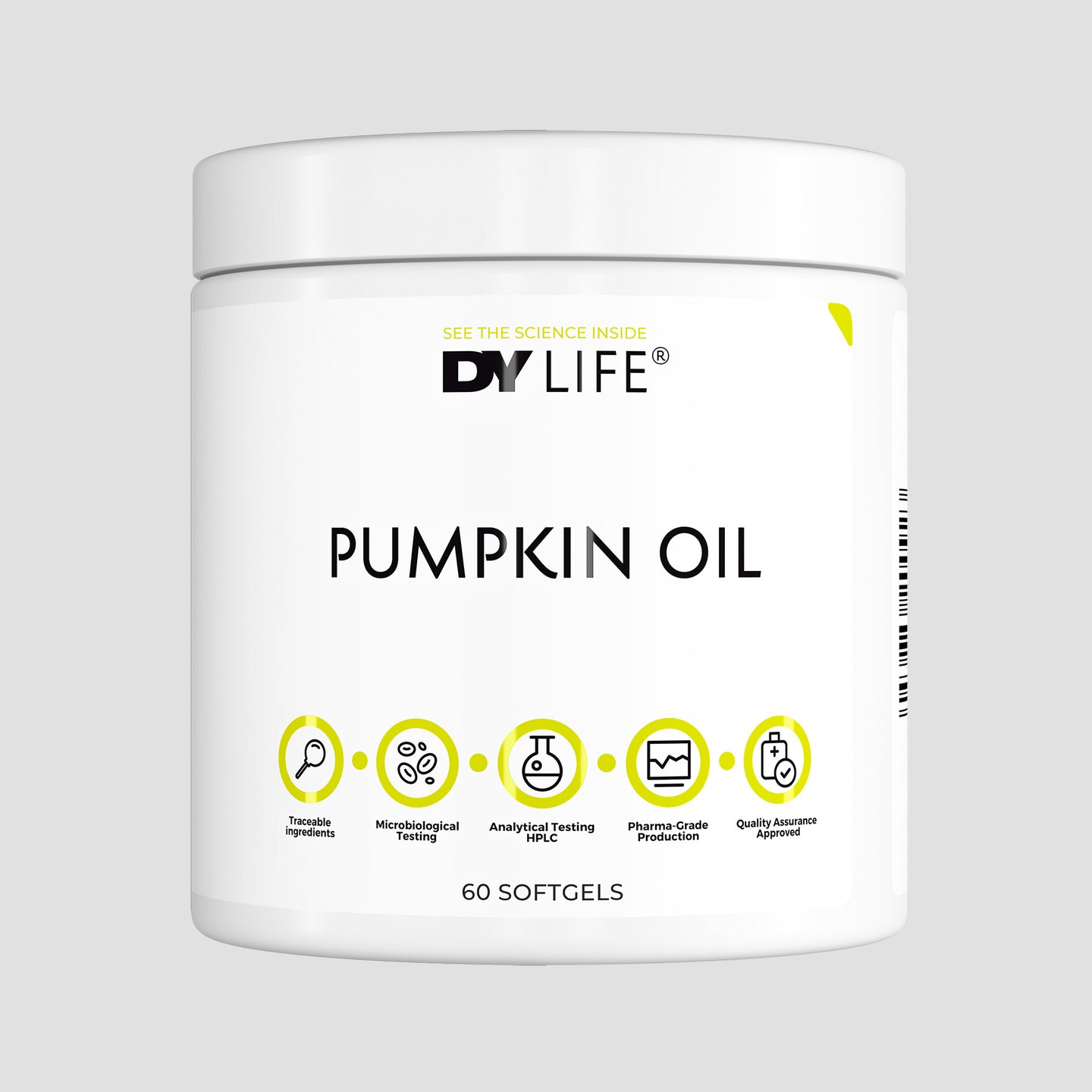 Pumpkin Oil DY Life, 60 Softgels, 60 Servings