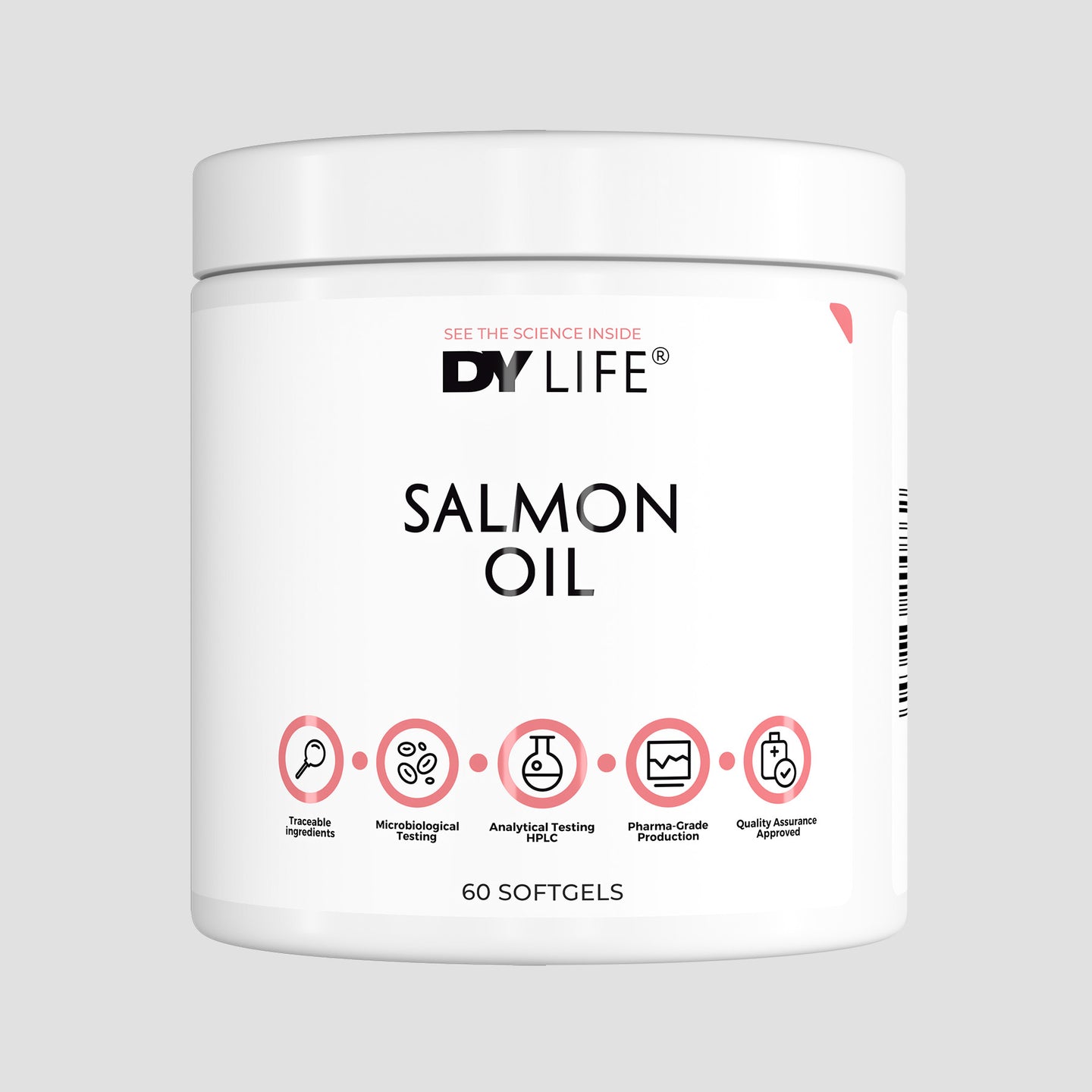 Salmon Oil DY Life, 60 Softgels, 60 Servings