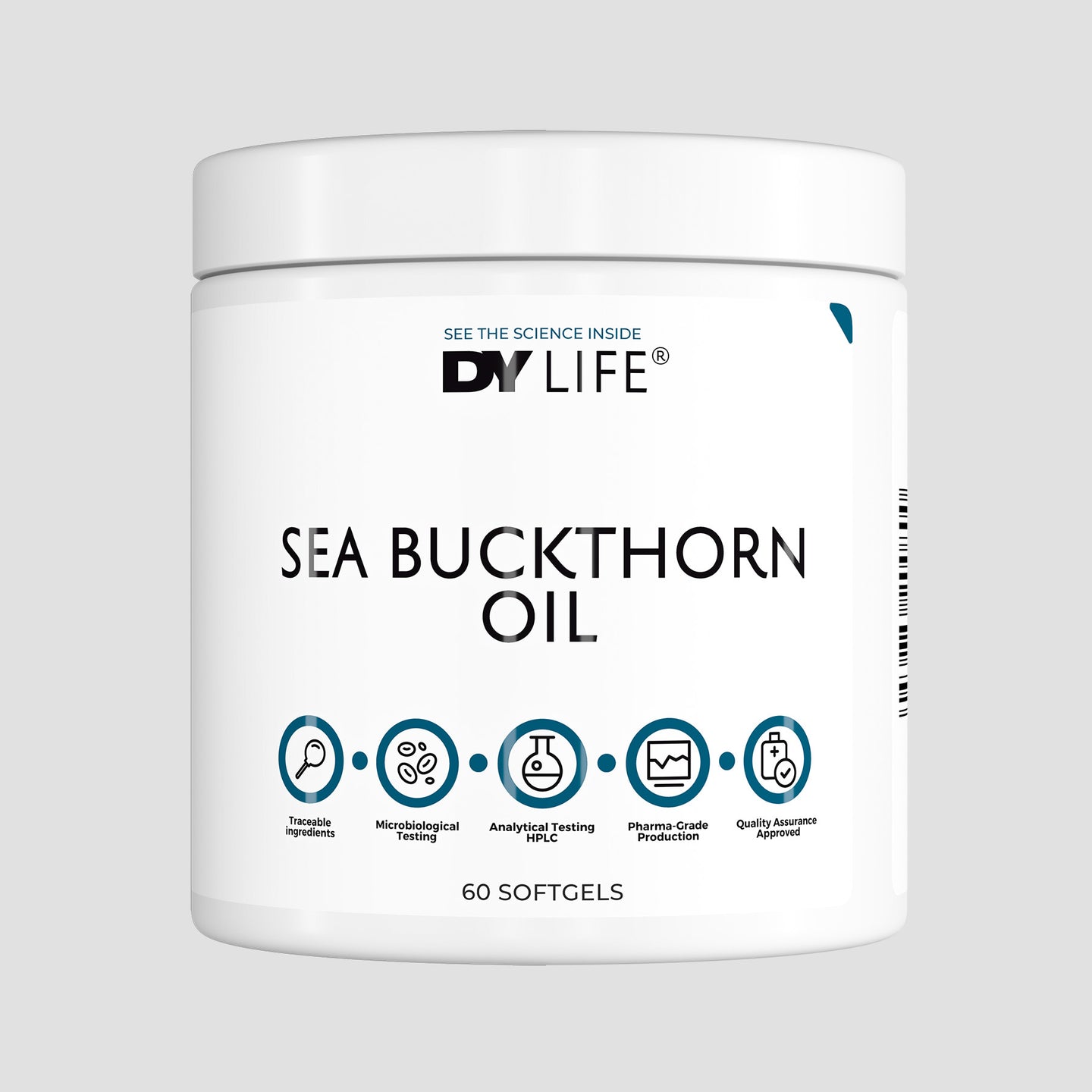 Sea Buckthorn Oil DY Life, 60 Softgels, 30 Servings