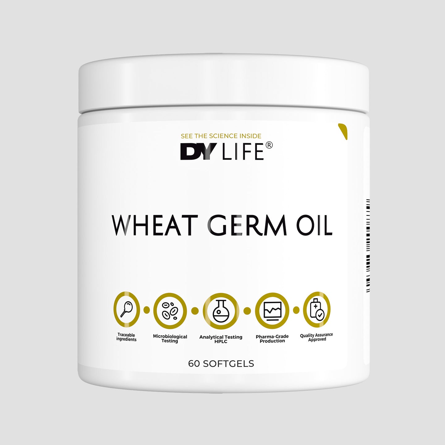 Wheat Germ Oil DY Life, 60 Softgels, 30 Servings