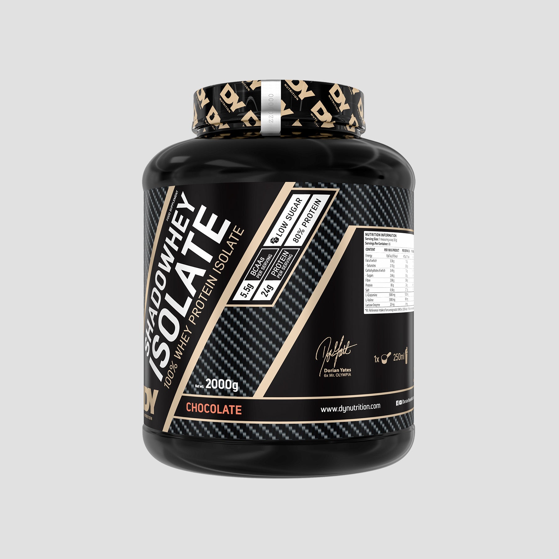 Whey Protein Shadowhey ISOLATE 2Kg, 66 Servings