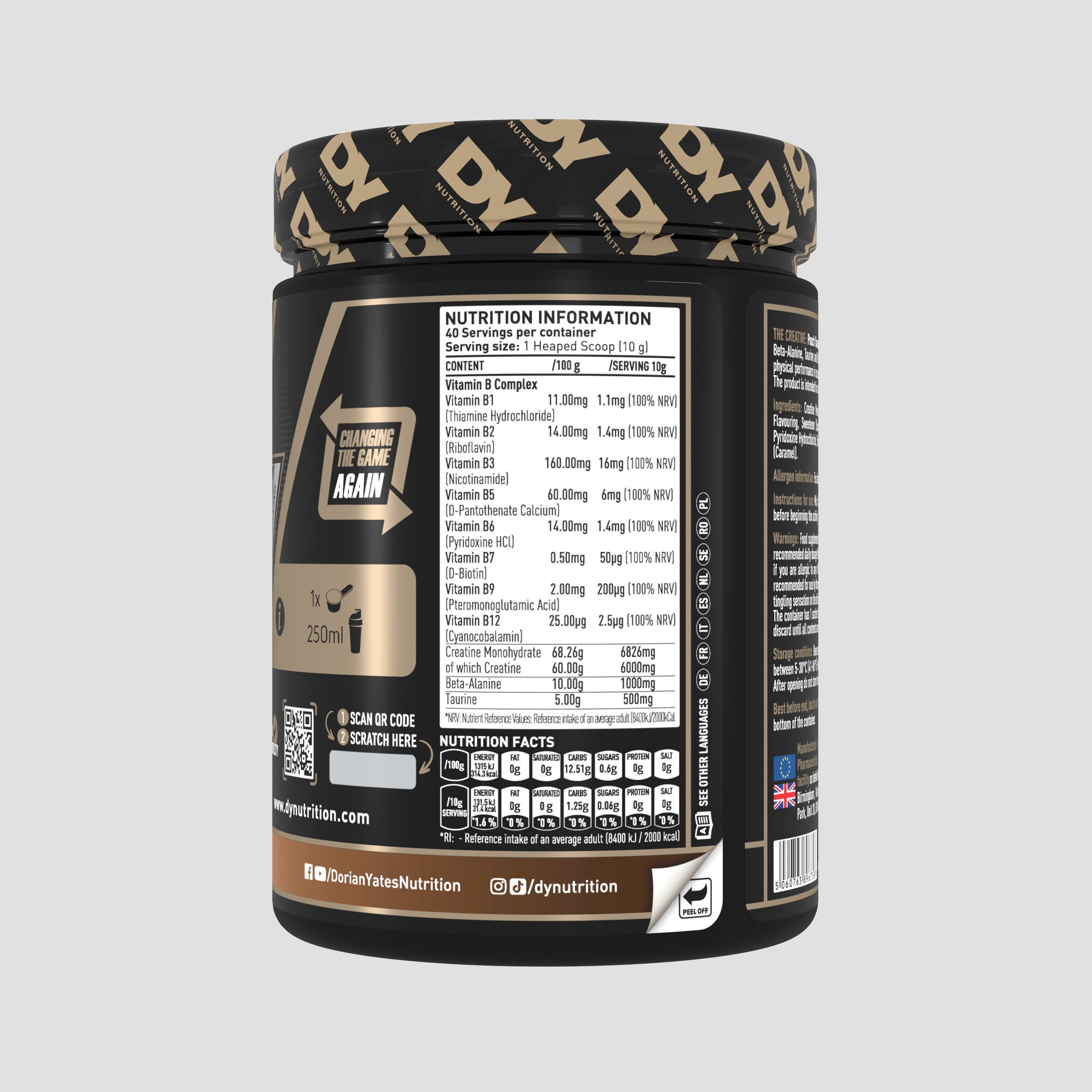 Creatine 400g, 40 Servings