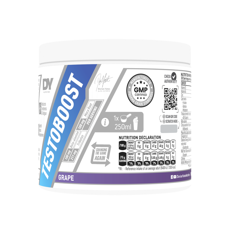 Tyboost Label Metabolic Testoboost | DY Nutrition UK