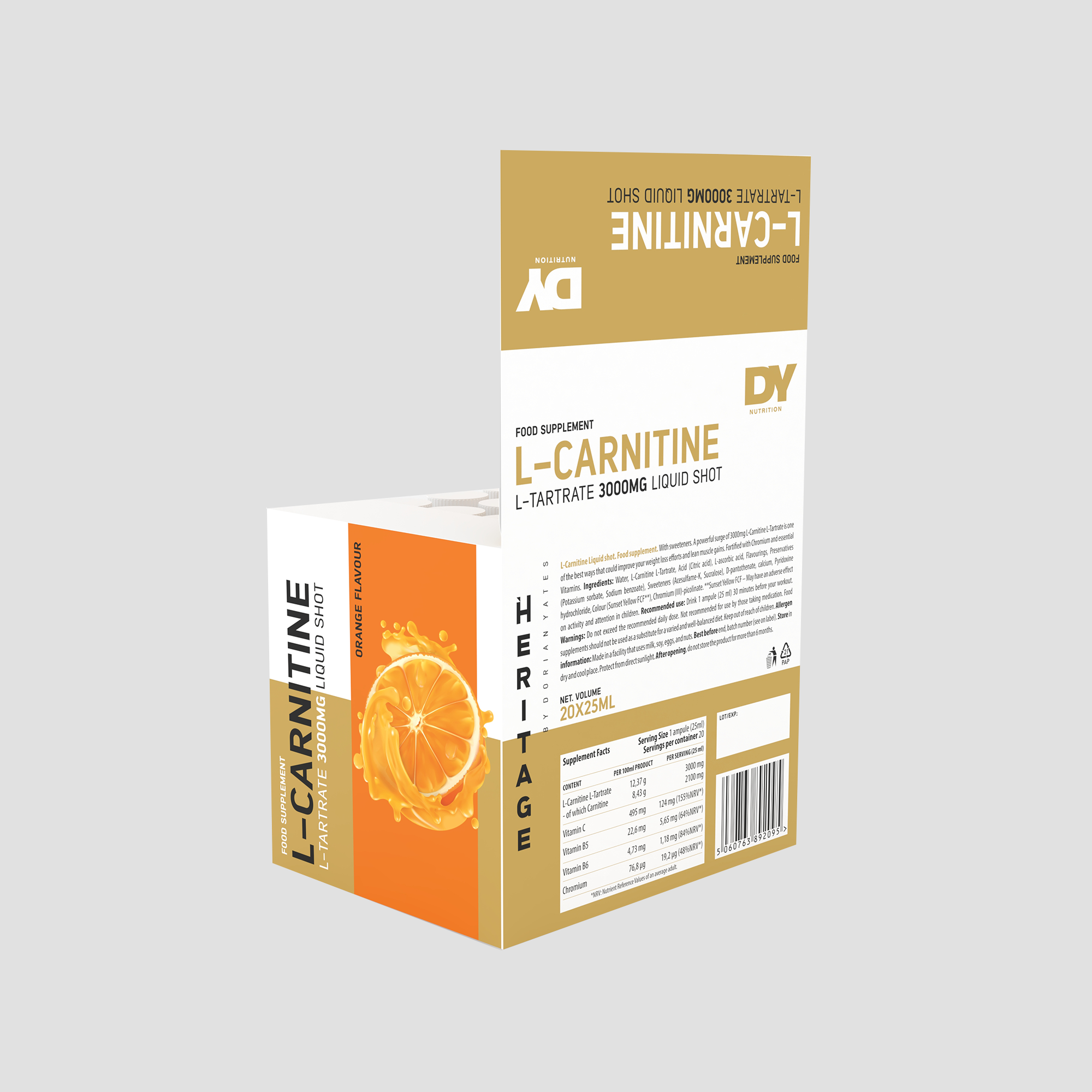 Liquid L-Carnitine L-Tartrate 20x25 ml