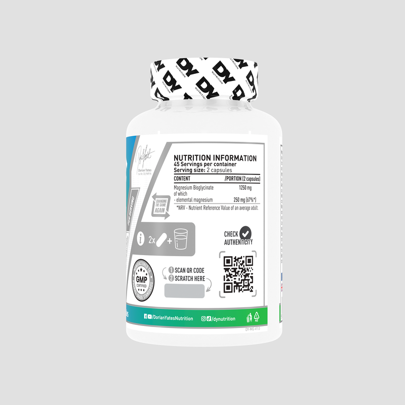 Magnesium Bisglycinate, 90 Capsules