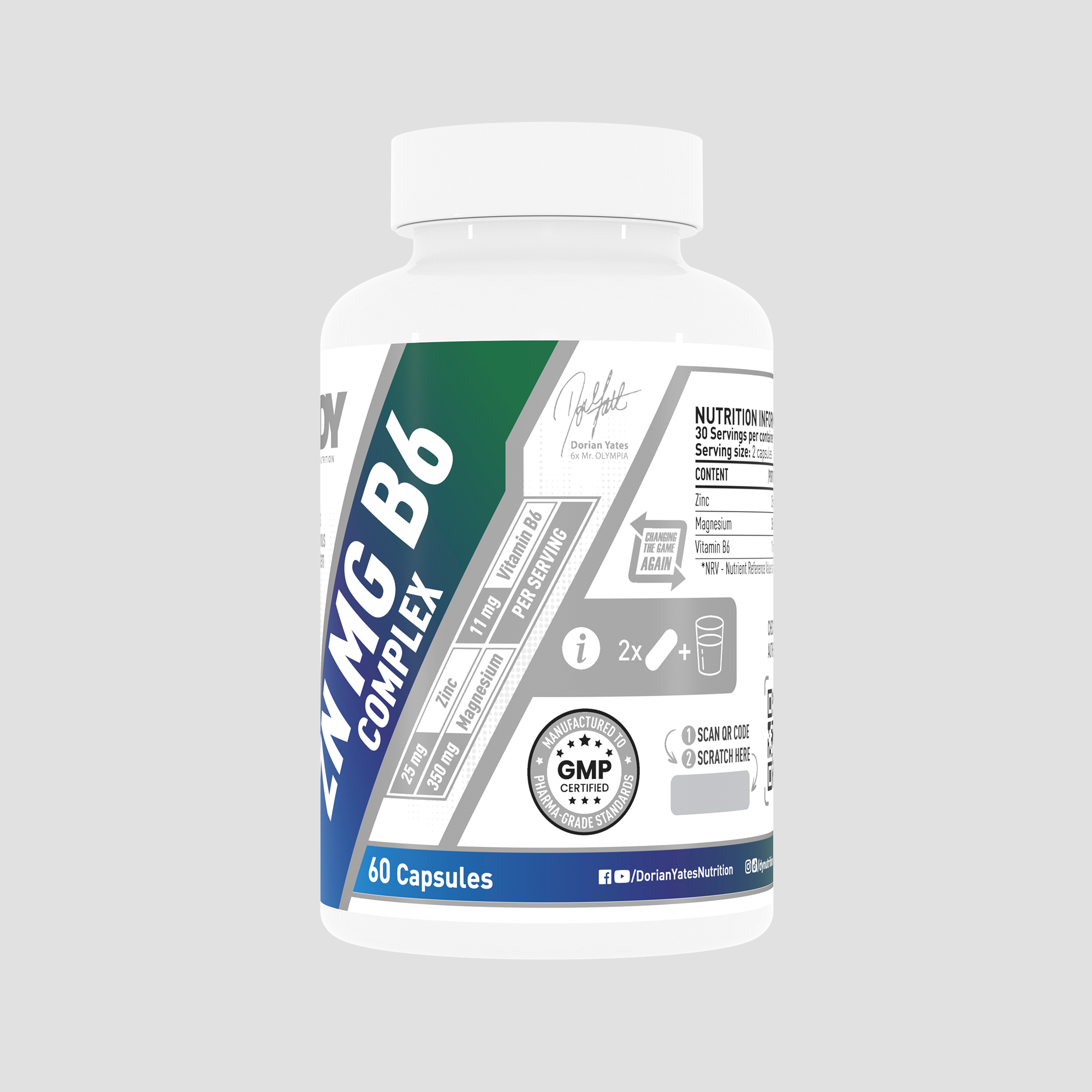 ZN MG B6 Complex, 60 Capsules