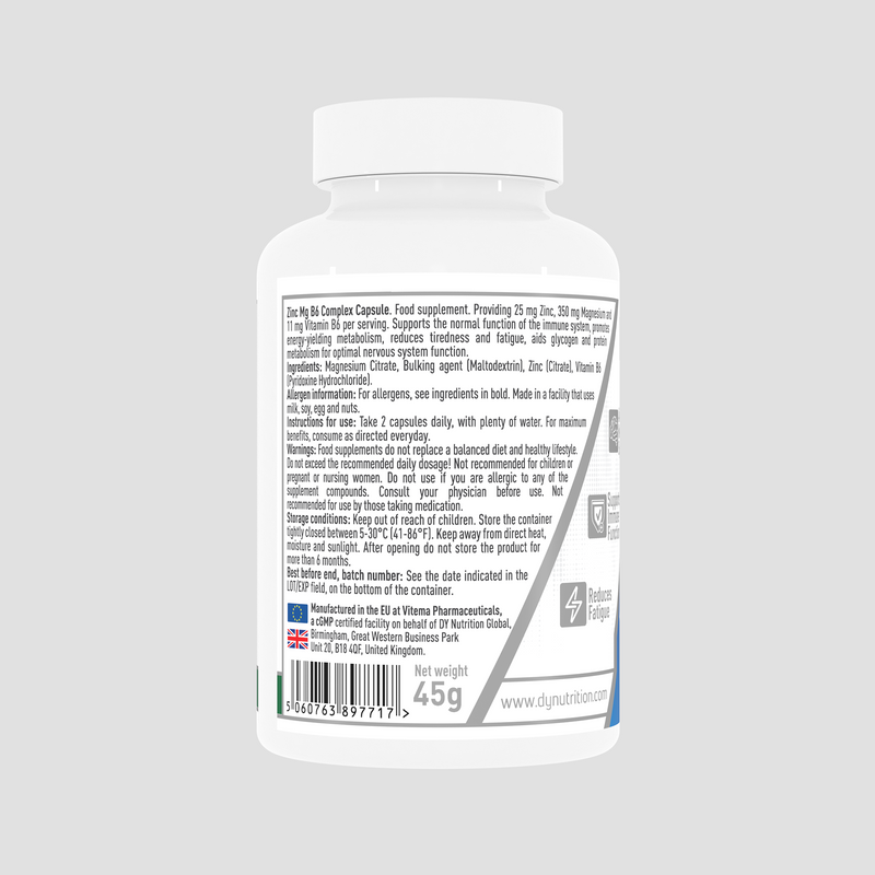 ZN MG B6 Complex, 60 Capsules