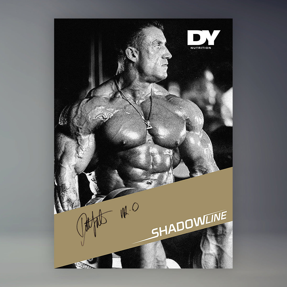 Dorian Yates Old Vintage Signed Poster (Model B)