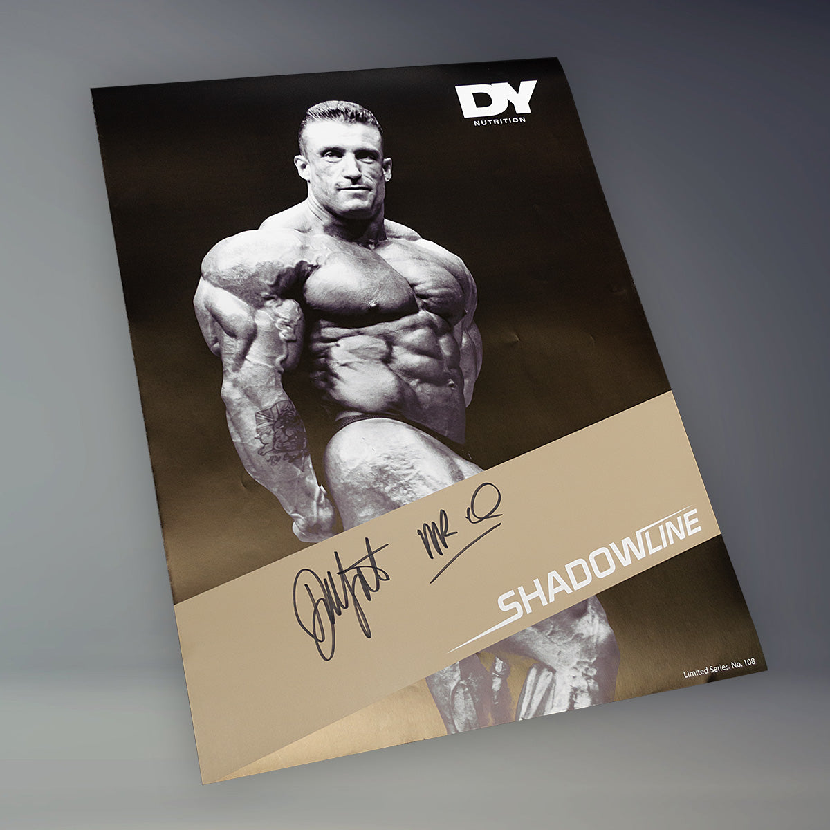 Dorian Yates Old Vintage Signed Poster (Model C)