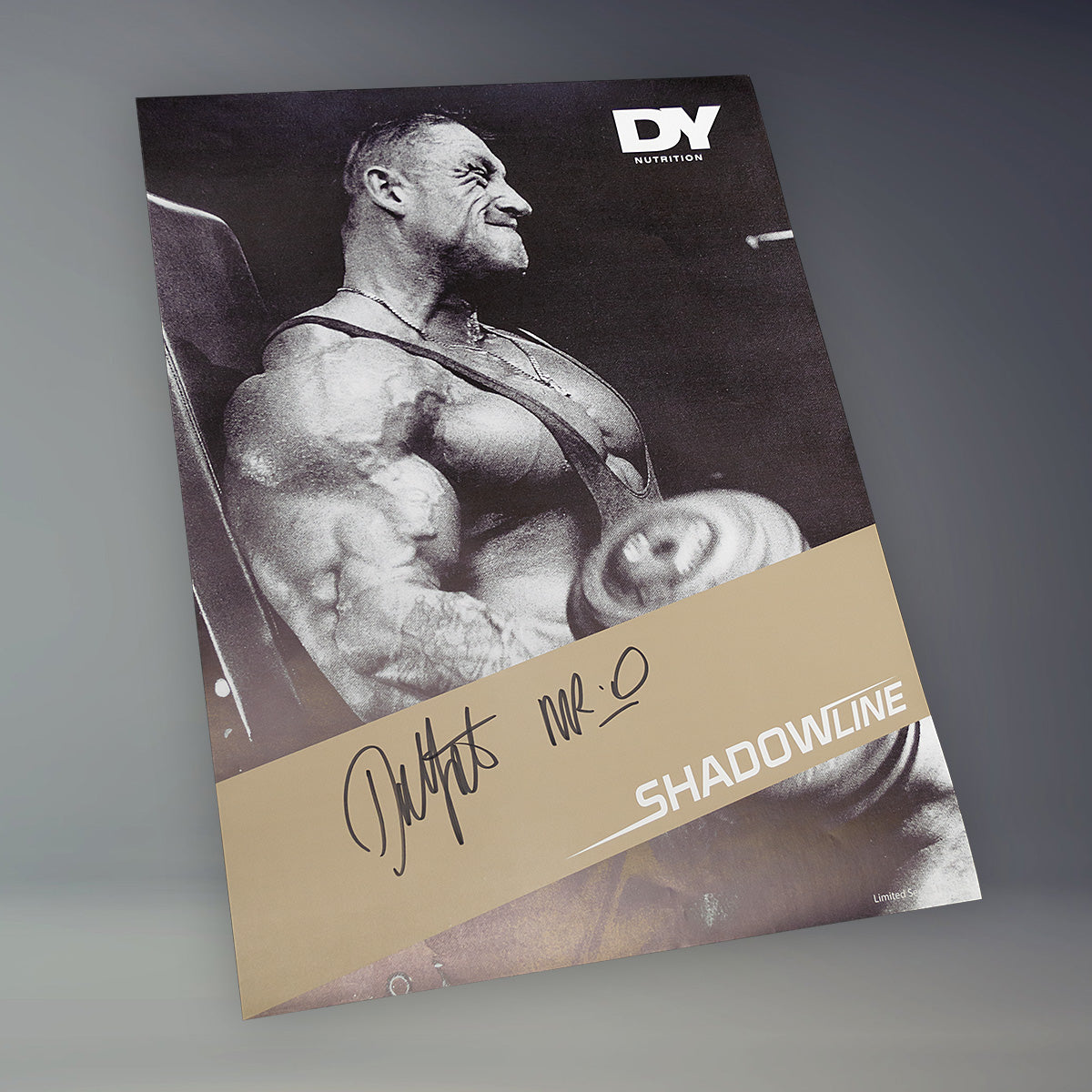 Dorian Yates Old Vintage Signed Poster (Model D)