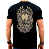 Back view of DY Nutrition Raise the Vibration T-Shirt in black
